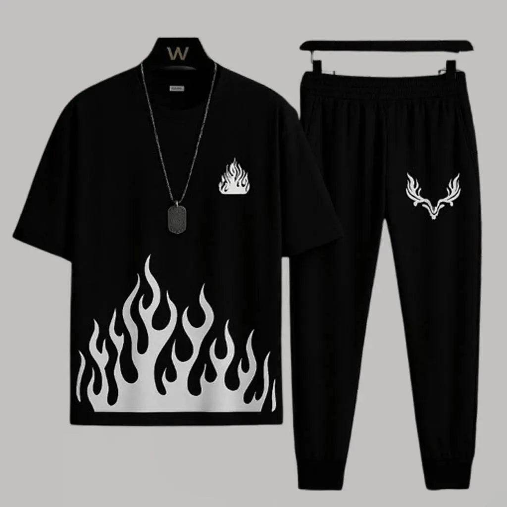 New Stylish n Premium Fire Printed Track Suits - JELLA
